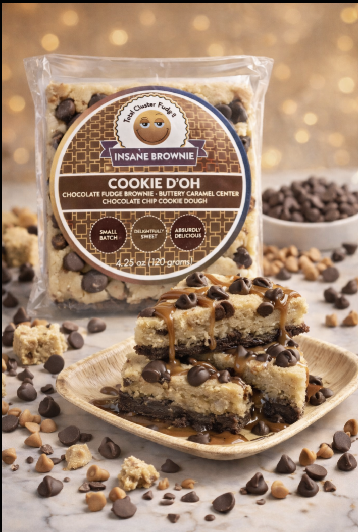 Cookie D'oh Total Cluster Fudge packaging