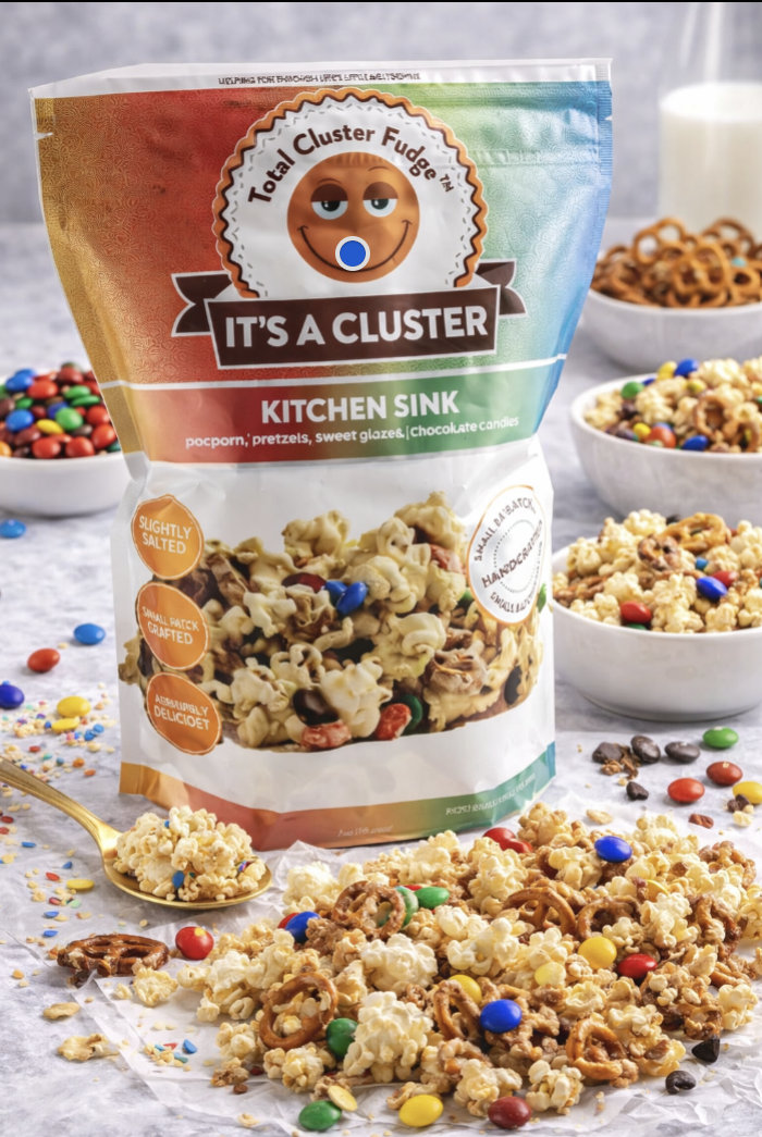 Kitchen Sink Total Cluster Fudge packaging